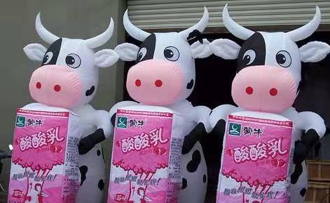 渠县牛奶厂广告气模